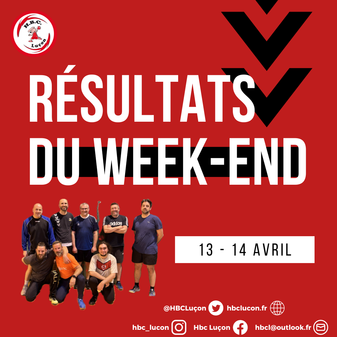 Week-end du 13 et 14 Avril